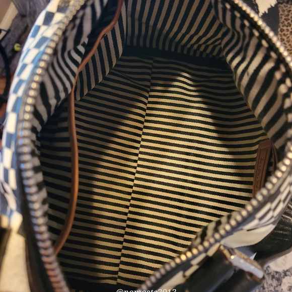 L.A.M.B. by Gwen Stefani Worthington Bristol Dartboard Bag Luxury Designer #515 - Picture 12 of 16